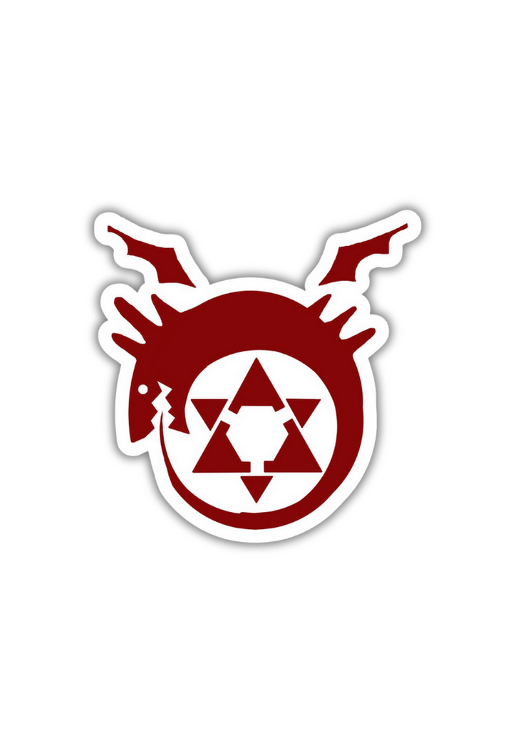 Sins Unleashed: Fullmetal Alchemist Brotherhood Symbol Sticker