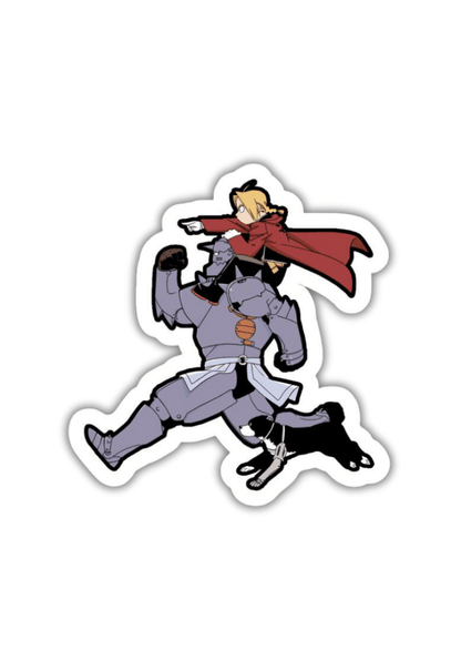 Brotherhood Bound: Alphonse and Edward Sticker