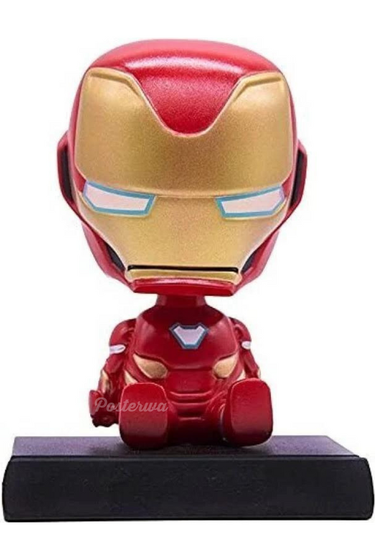 Ironman Bobble Head with Mobile Holder