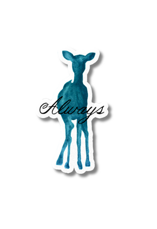 Baby Deer Silhoutte Sticker