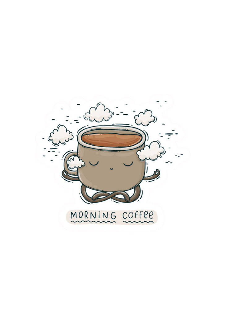 Morning Coffee Sticker