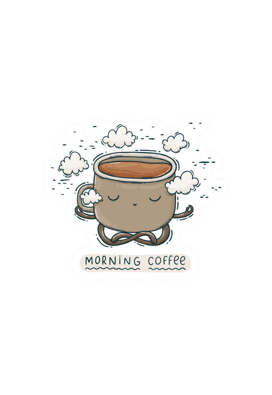 Morning Coffee Sticker