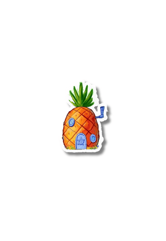 Spongebob The Pineapple House Sticker