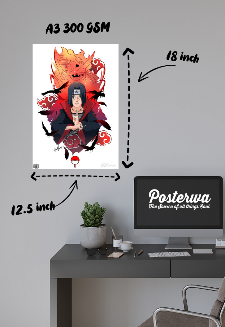 Itachi Uchiha Art Poster