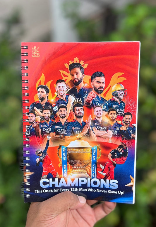 Notebook Diary | Limited Edition | RCB Championship