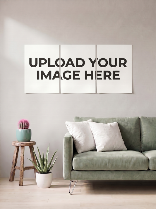 Customize Your Wall Three Piece Split Art Set