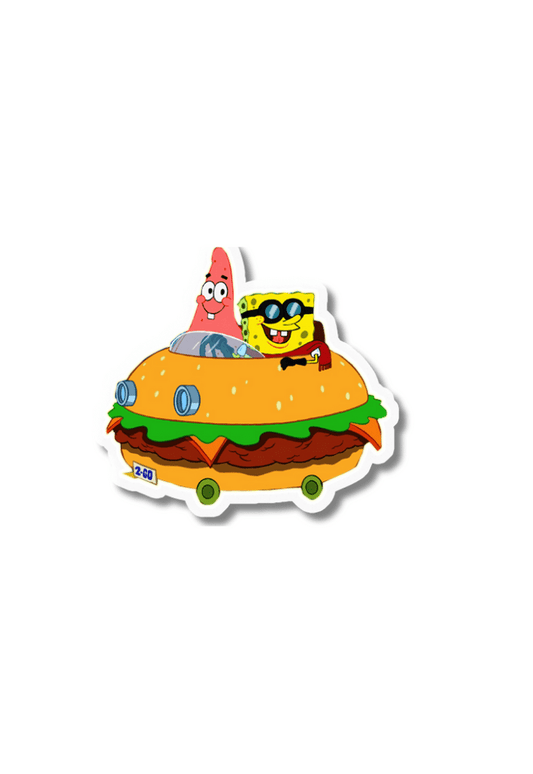 Spongebob Burger Car Sticker