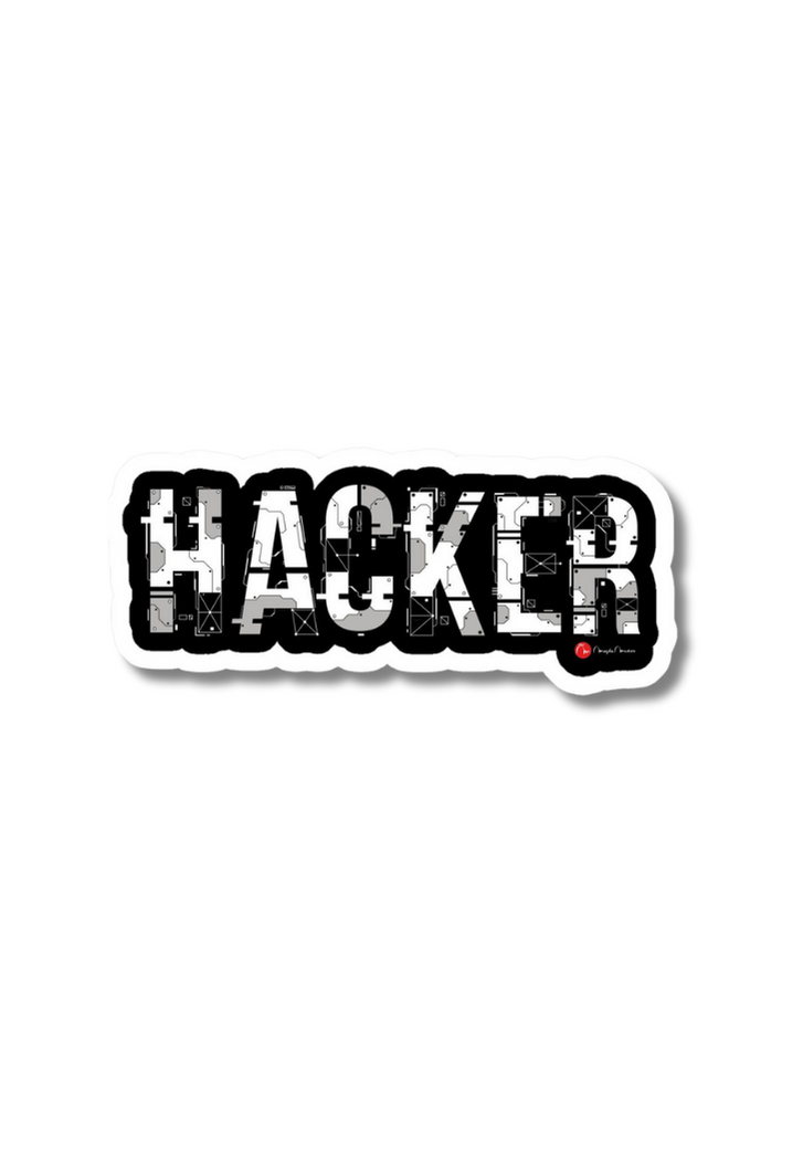 Hacker Sticker – Posterwa