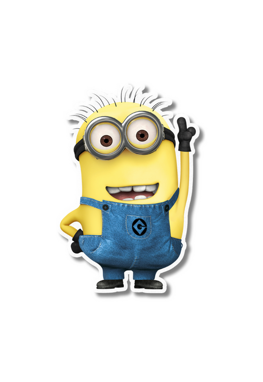 Transparent Minion Despicable Me Sticker