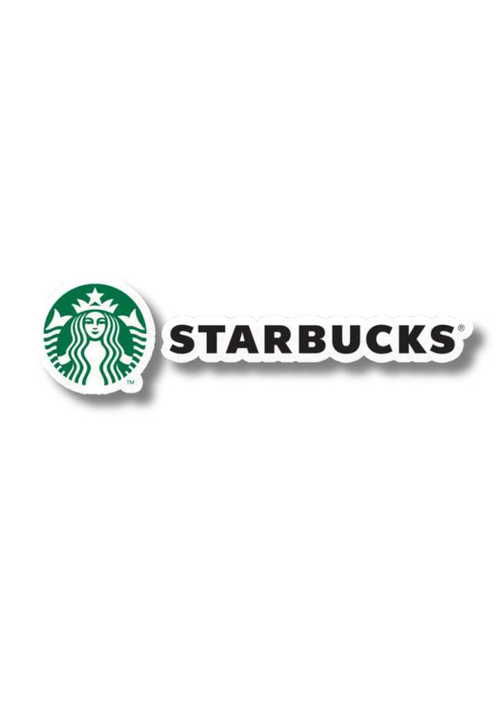 Strabucks Logo Sticker Starbucks Sticker – Posterwa