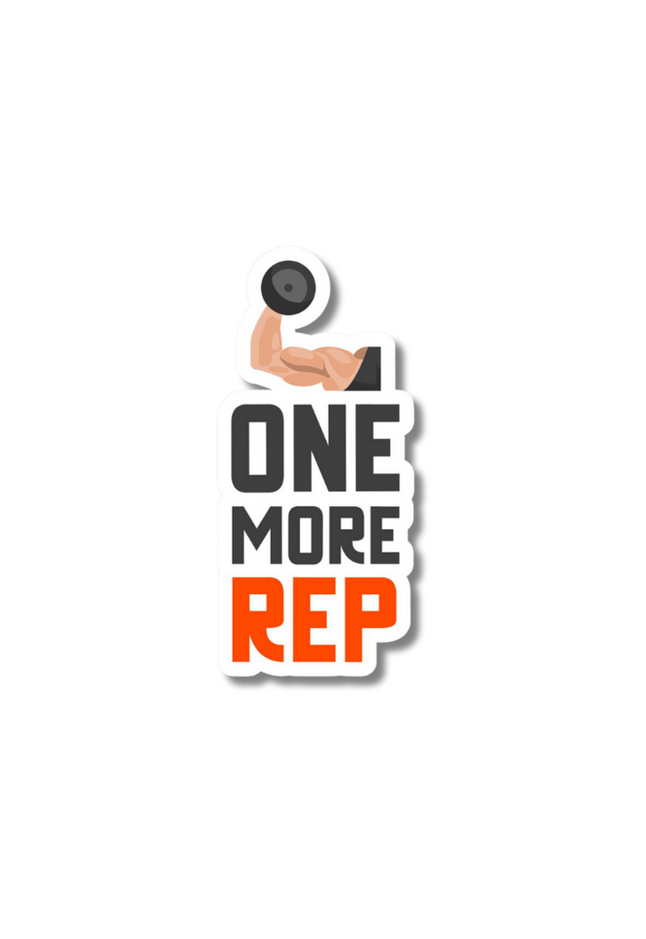 One More Rep Sticker