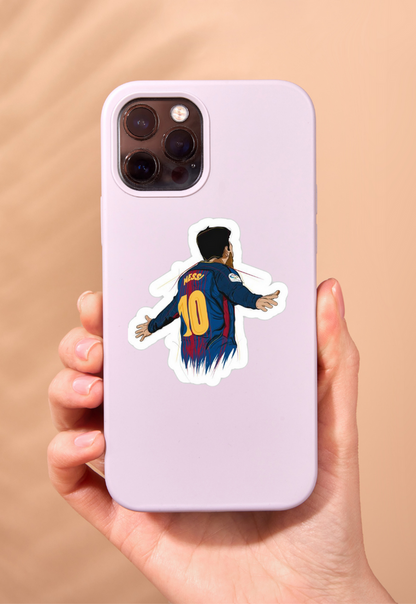 Leonel Messi Goal Celebration Sticker