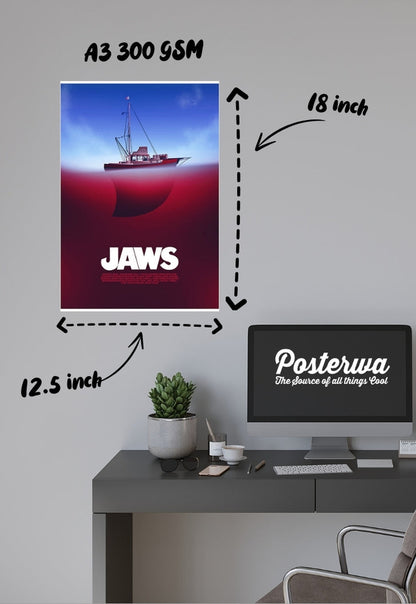 Jaws Artsy Poster