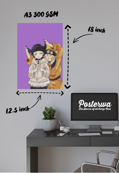 Hinata x Naruto Couple Poster