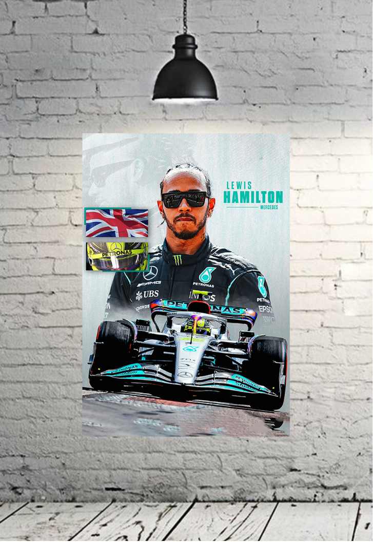 Lewis Hamilton MERCEDES Poster