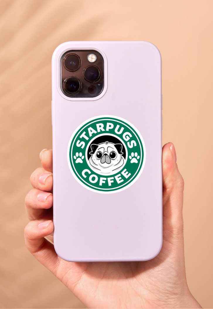 Starpugs Coffee Sticker