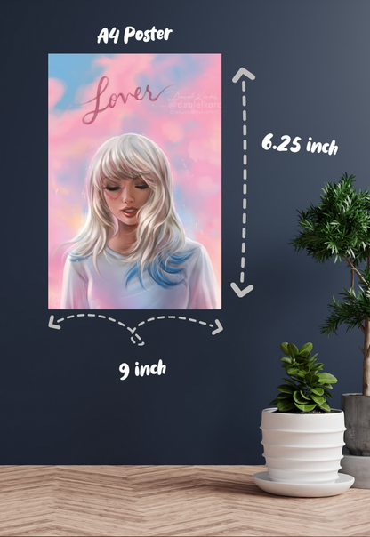 TAYLOR SWIFT Lover Poster