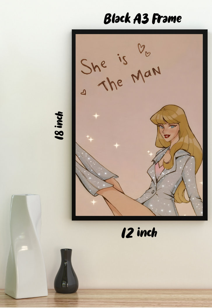 TAYLOR SWIFT She Is The Man Poster