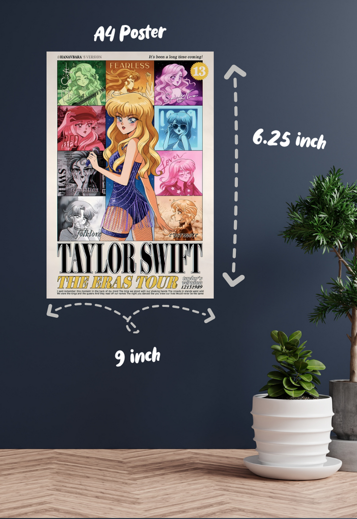 TAYLOR SWIFT The Eras Tour Version Poster