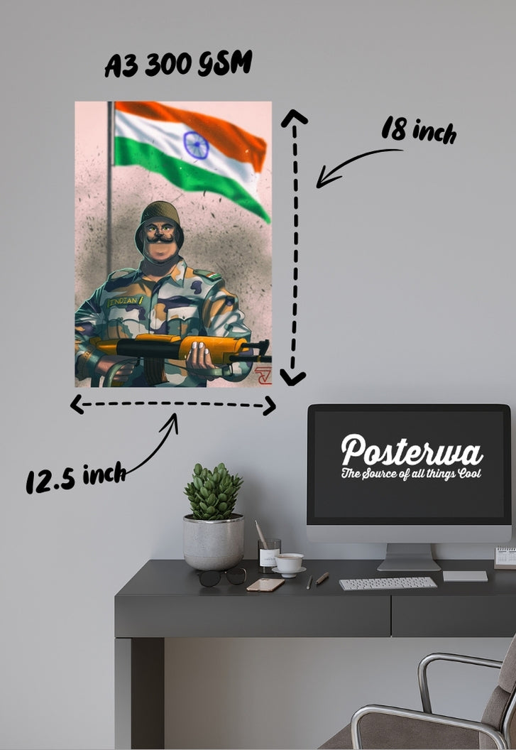 Indian Army Fanart Poster