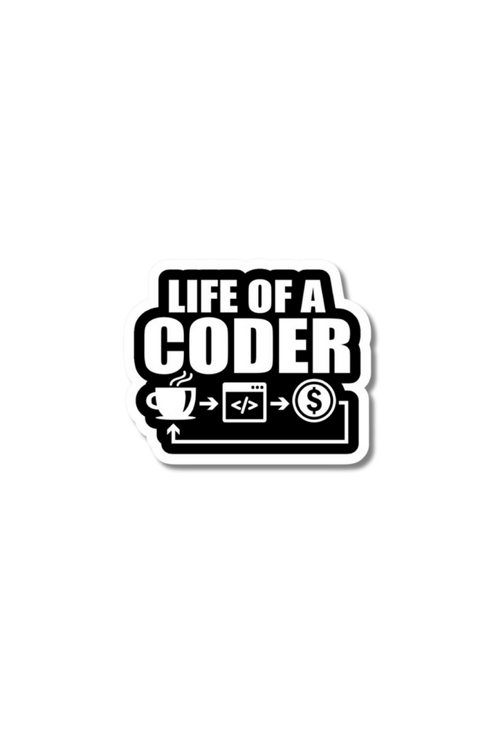 Life Of A Coder Sticker