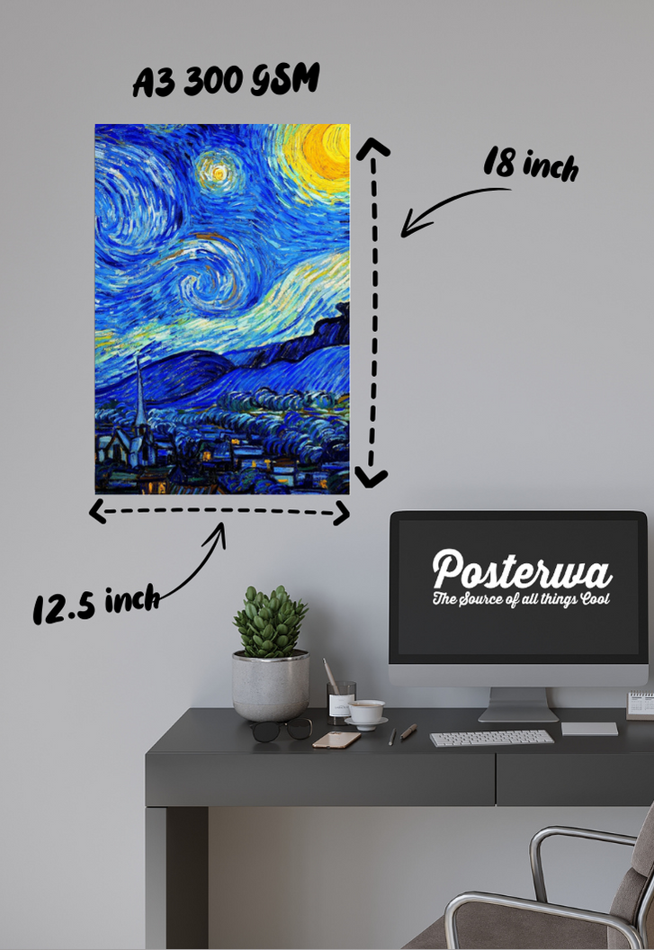 Starry Night Vincent Van Gogh Poster