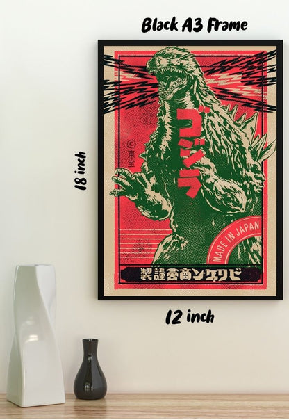 Godzilla Manga Cover Poster