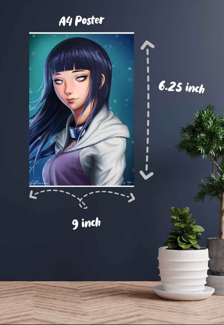 Hinata Hyuga Art Poster