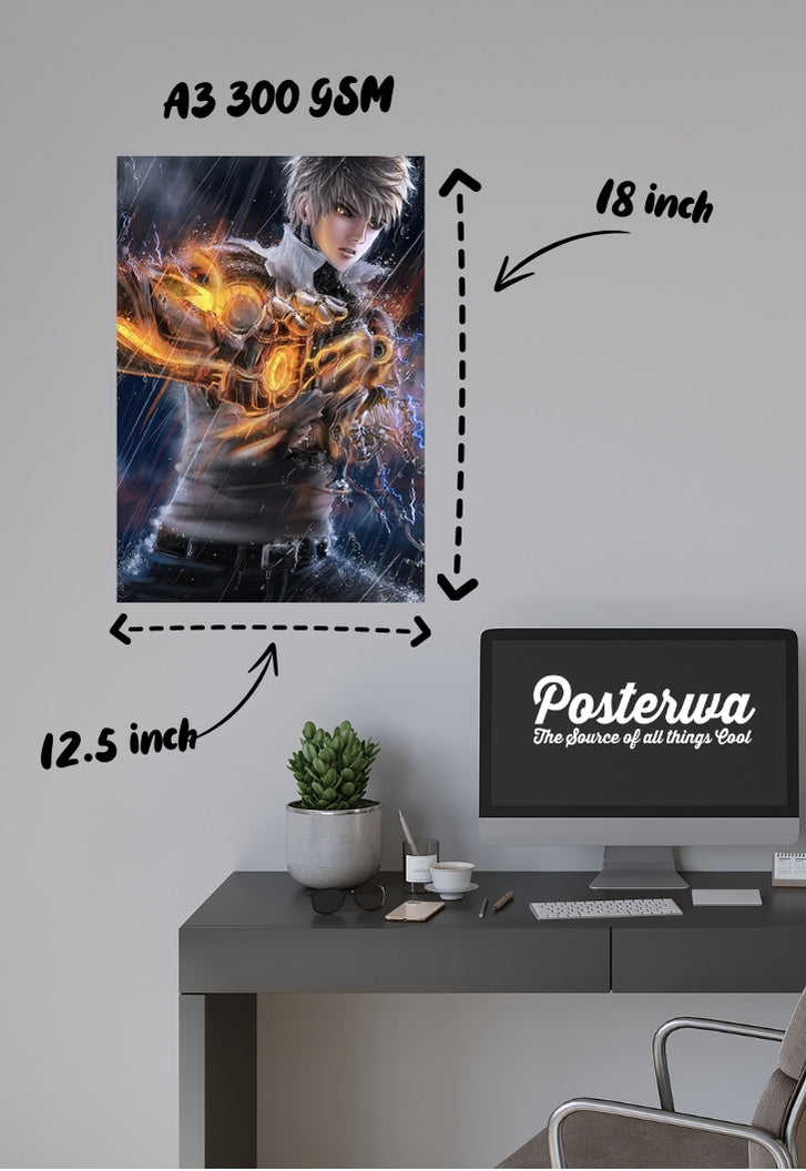 Genos One Punch Man Poster