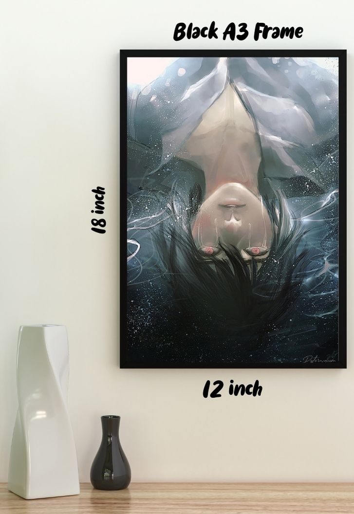 Sasuke Uchiha Upside Down Poster