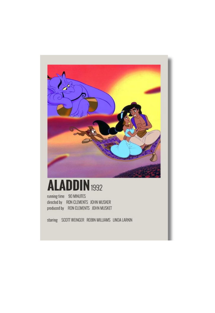 ALADDIN Movie Card Sticker