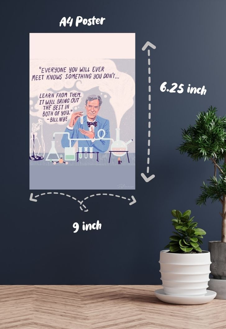 Bill Nye Quotes Poster