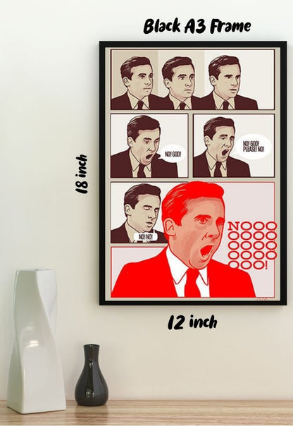 Michael Scott 'NOOOOOO' - The Office Poster