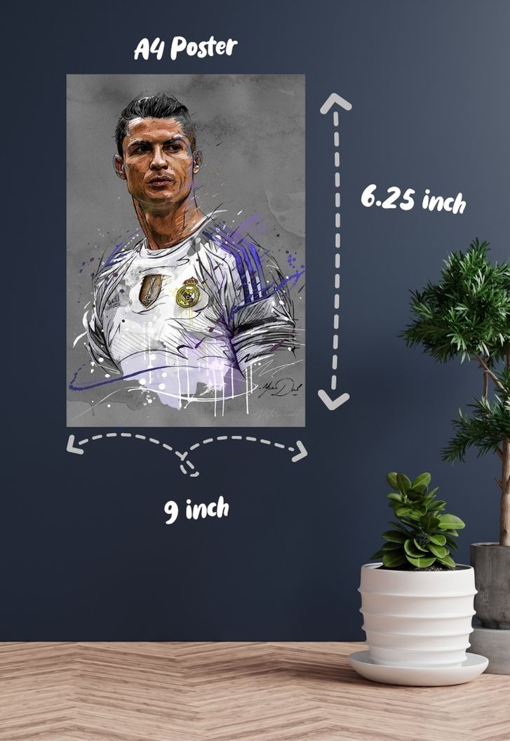 Ronaldo Madrid Poster