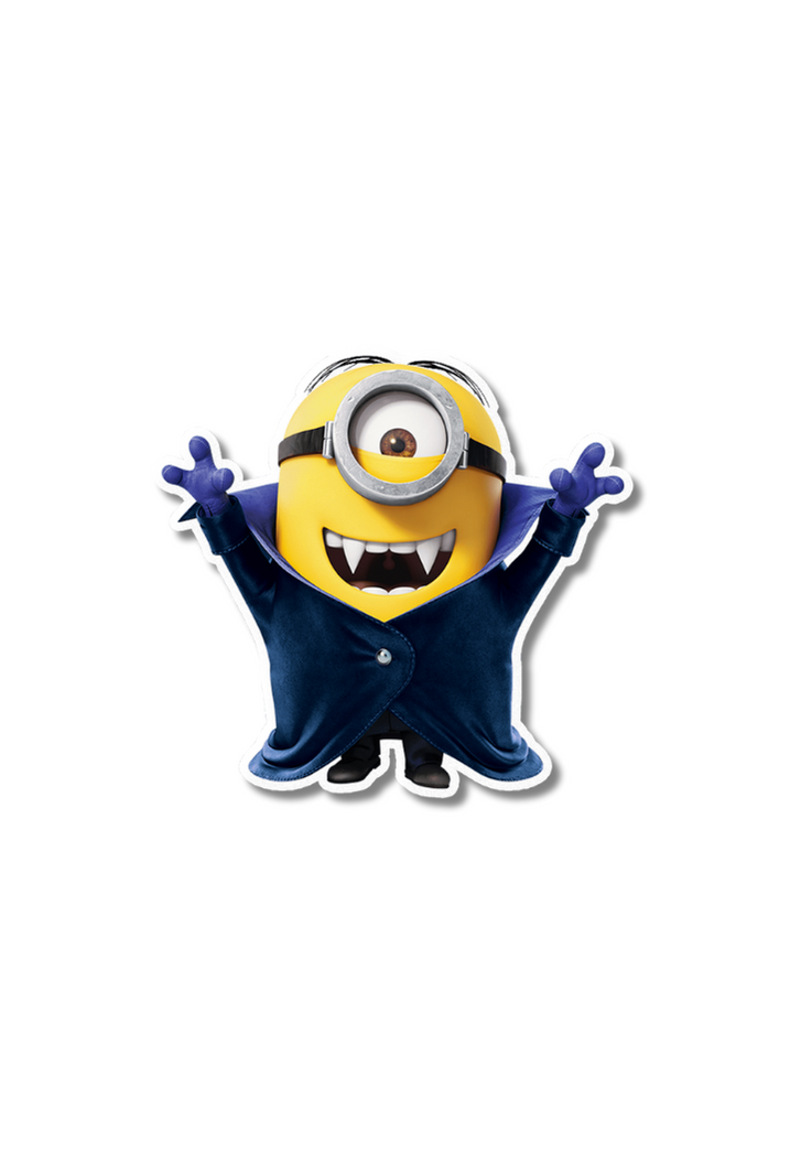 Vampire Minion Transparent Sticker