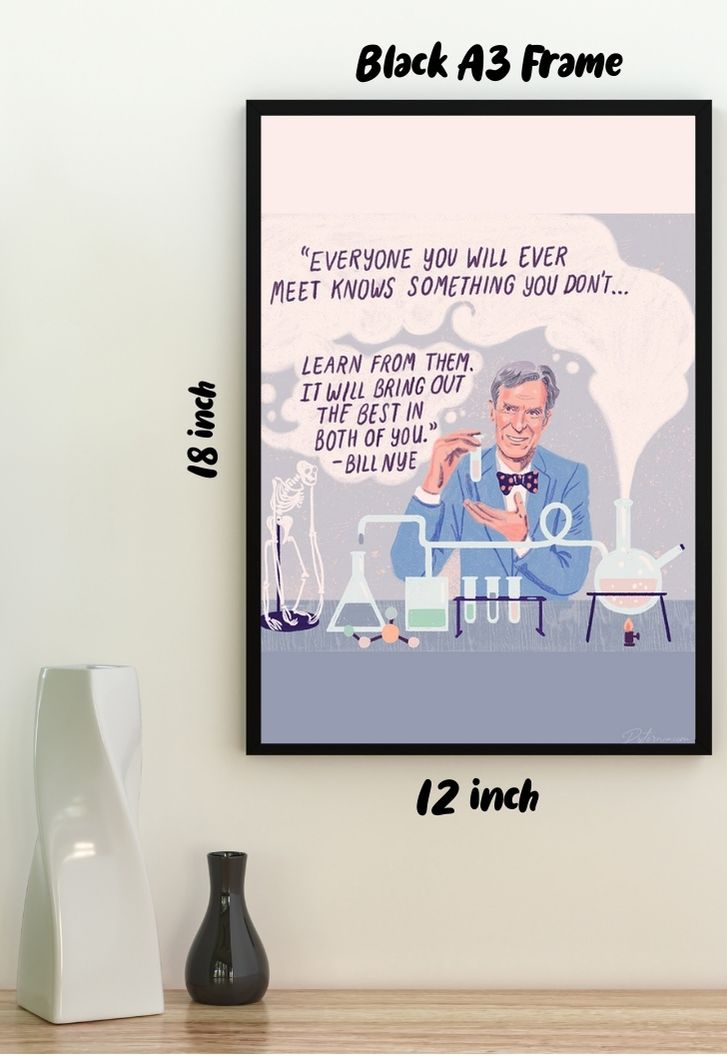 Bill Nye Quotes Poster