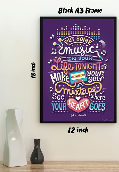 Music Quote Poster