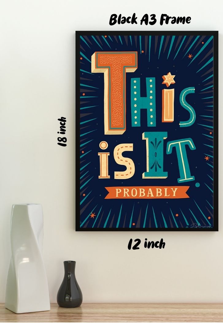 This is IT quote Poster