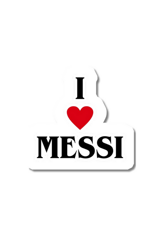 I Love Messi Sticker