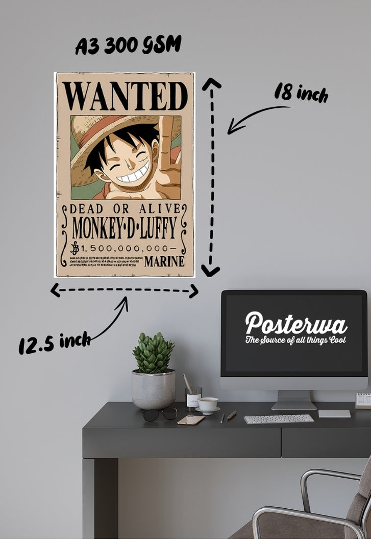 Luffy Wanted Poster