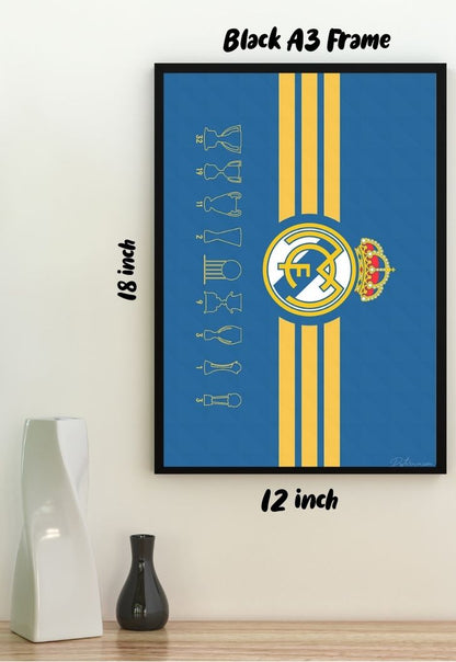 Real Madrid Flag Poster