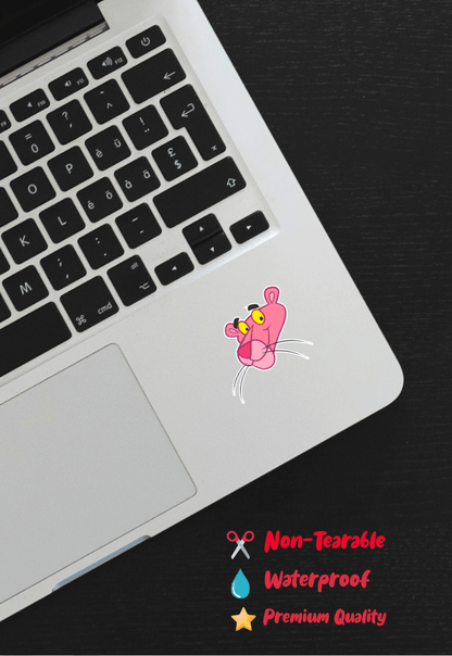 Pink Panther Face Sticker