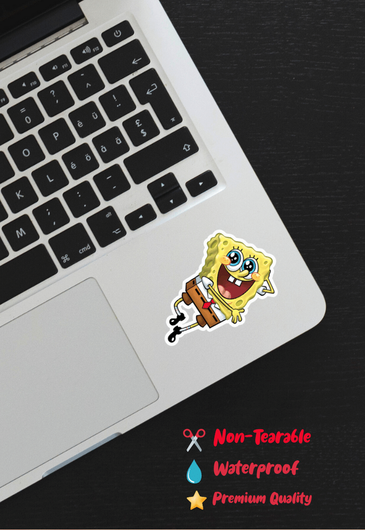 Happy Spongebob Sticker