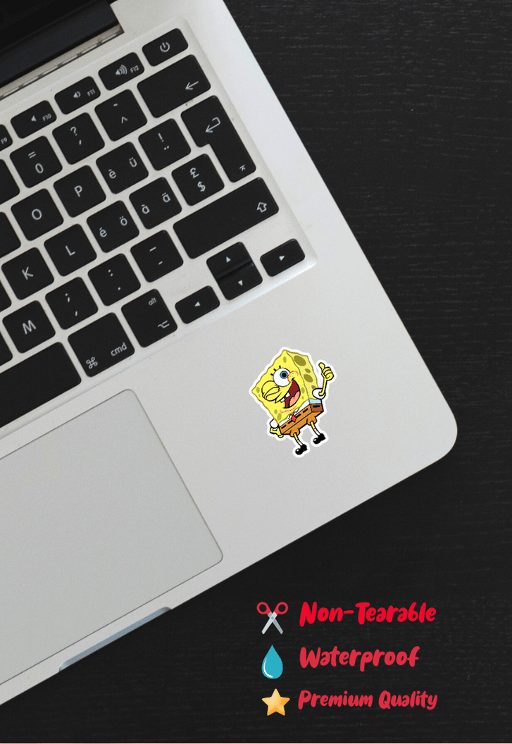 Spongebob Squarepants Thumbs Up Sticker