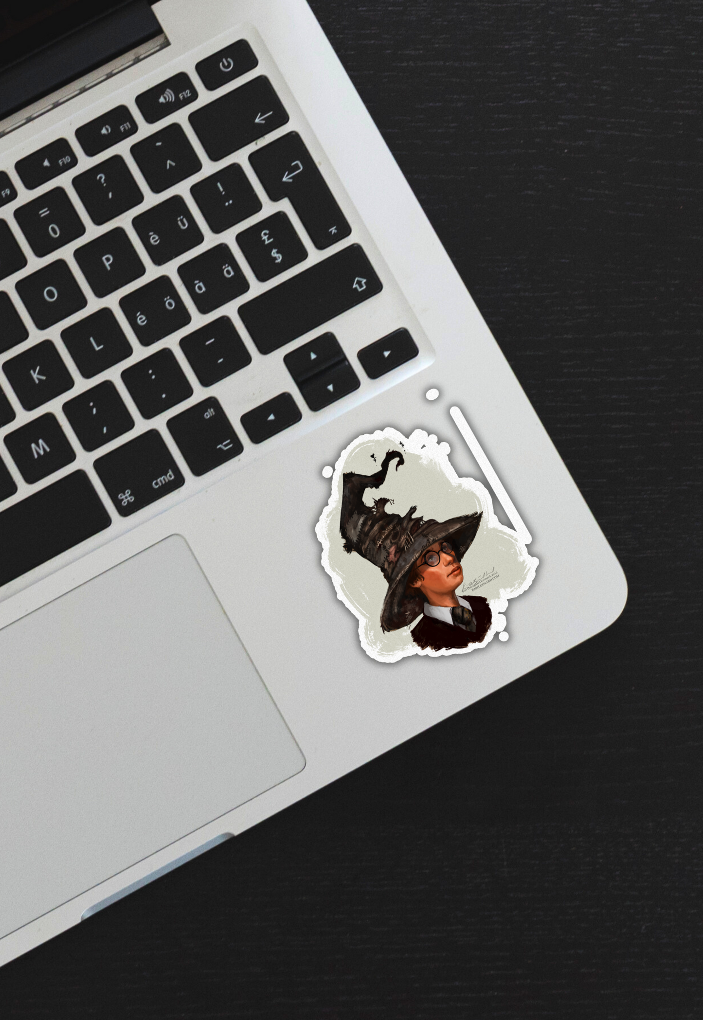 Harry Potter With Sorting Hat Sticker