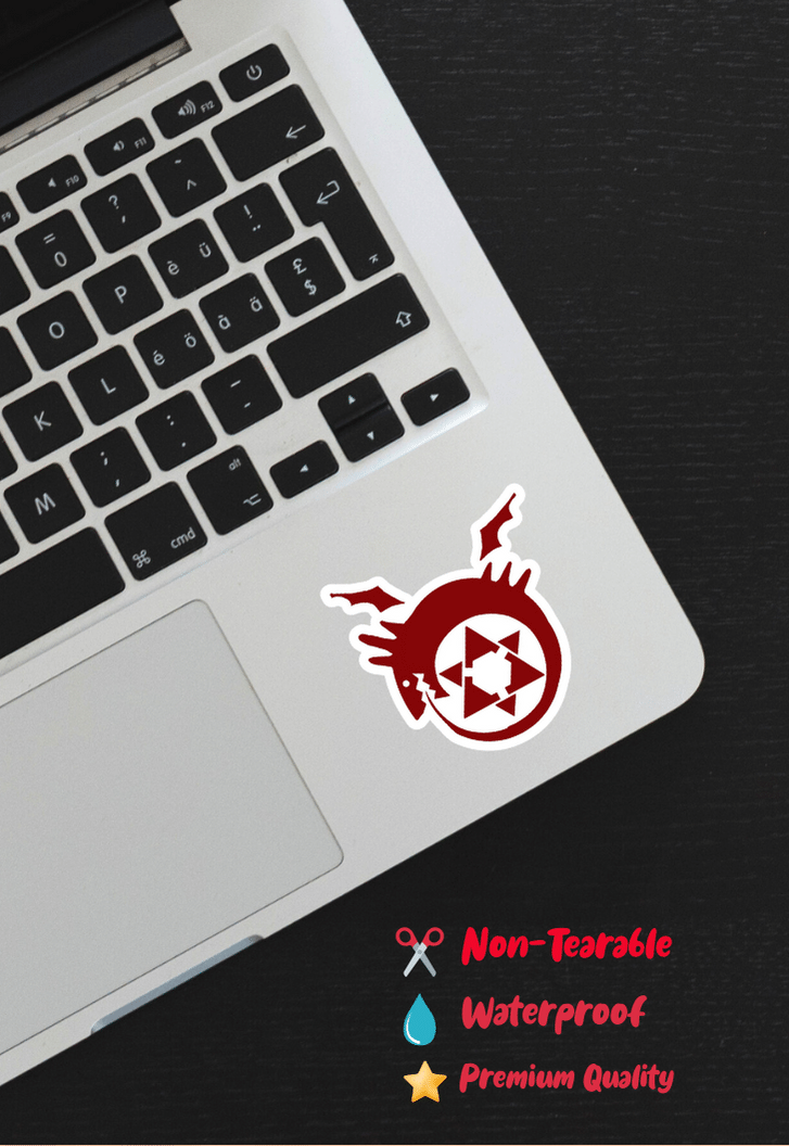 Sins Unleashed: Fullmetal Alchemist Brotherhood Symbol Sticker