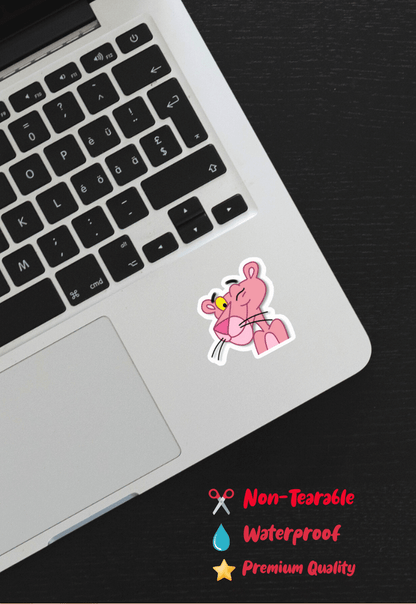 Pink Panther Thinking Sticker