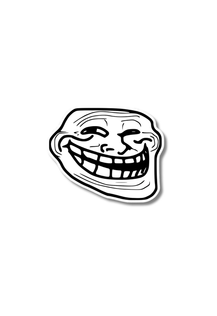 Troll Sticker Troll Face Meme Sticker – Posterwa