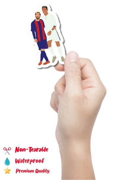 Messi – Ronaldo Rivalry El Clasico Sticker