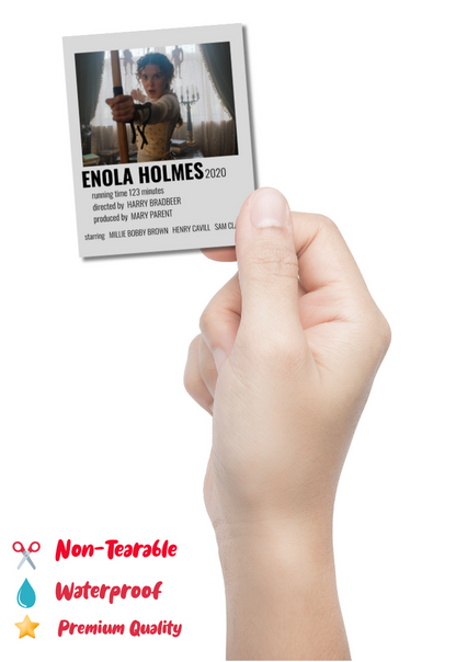 ENOLA HOLMES Movie Card Sticker